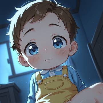 Cute toddler boy