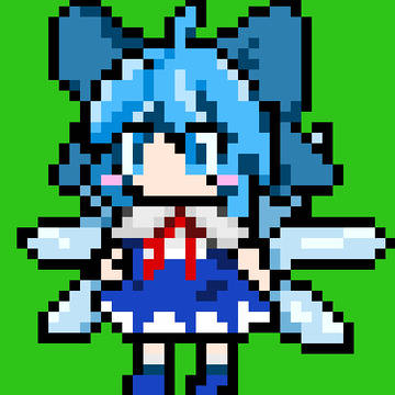 ドット絵チルノ