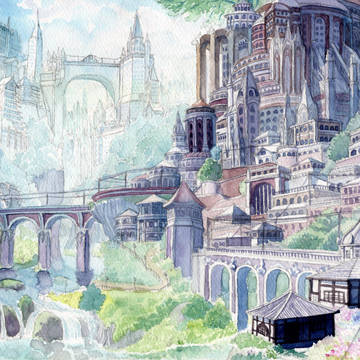 谷の町