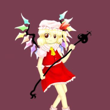 zun の絵を模したフランドール・スカーレット