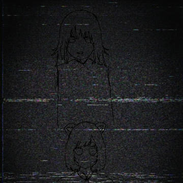 私は暗い絵を描きました。それを描くとき、ただ暗くて恐ろしいも
