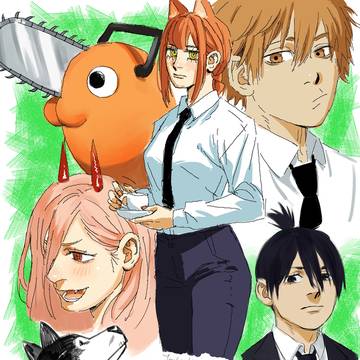 chainsaw man fanart