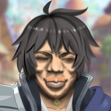 Yuuki trying not to laugh