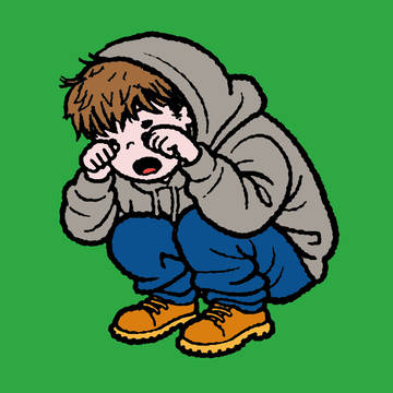 泣き真似かわいい