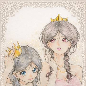 子供の絵を真似っ子