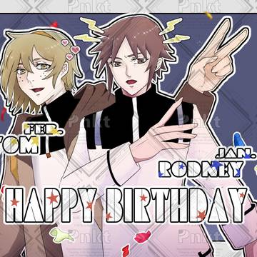 ロドトム誕生日絵+落書きまとめ