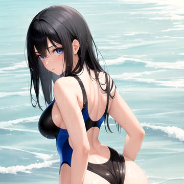 黒髪競泳9