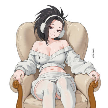 Momo Yaoyorozu winter clothes