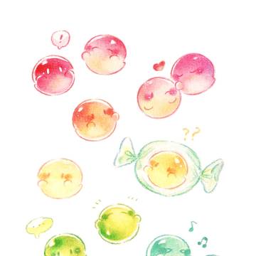 Candy color ghosts 🍬🌈👻🫧