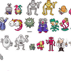 mother2のひみつ　没キャラ完全版(ゲーム内パレットver)