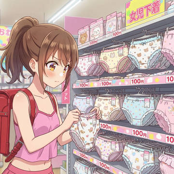 100均の女児下着売り場で見かけたJS