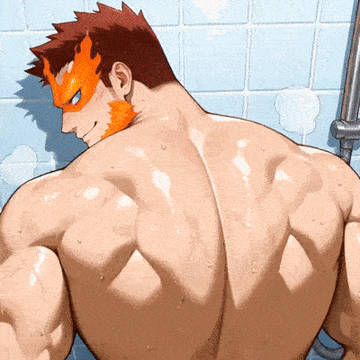 火を吹く暇もない…巨根に犯され続けて失禁寸前の最強親父エンデヴァ