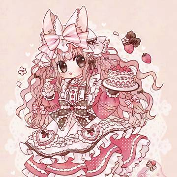 いちごチョコうさちゃん🍓🐰