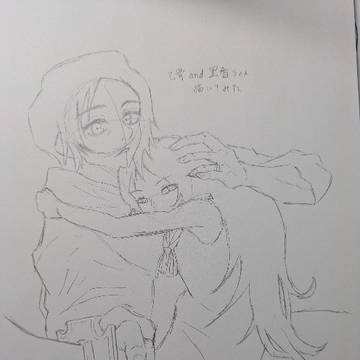最近描いた絵（アナログのみ）