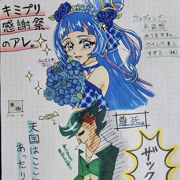 キミプリ感謝祭のキービジュ見て真っ先に浮かんだ図。