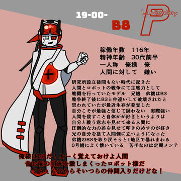 ぺそらぼキャラ紹介　B型
