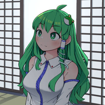 【Skeb】しゃぶってくれる早苗さん