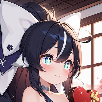 バレンタインデーの宵月