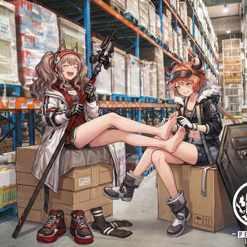 [AI] 想在仓库摸清库存的可颂和安洁莉娜，摸着摸着就摸到脚底了