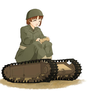 ゴリアテで遊ぶ米兵