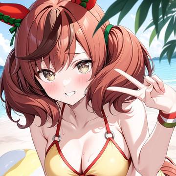 ナイスネイチャ　黄色ビキニ