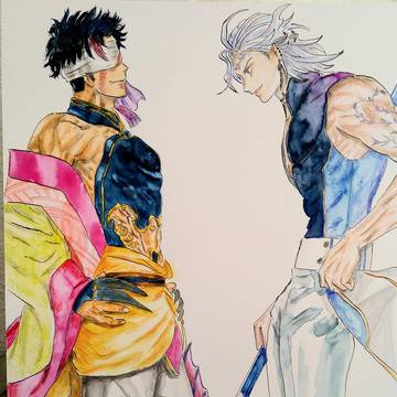 【模写】終末のワルキューレ ハデス様×始皇帝
