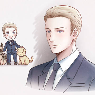 ワンちゃんたちと