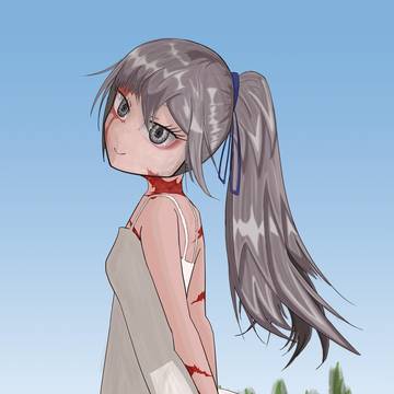 草地上的小希