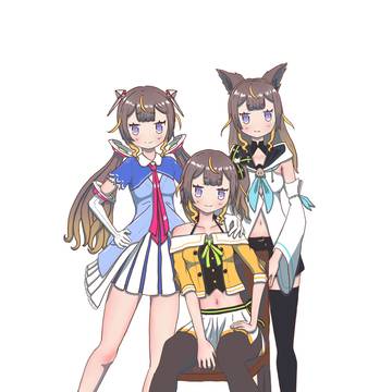Rest of Gen1 HoloJP Anya cosplay