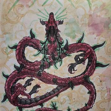 Red Dragon Oukamiyo-e