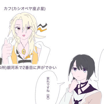 天体擬人化①(最後にキャラシート有)