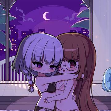 수영복 커미션 그림!