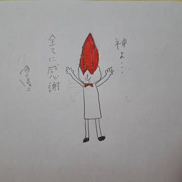 XX連勤の結果、限界となりネルのバニー衣装を頭に被った先生
