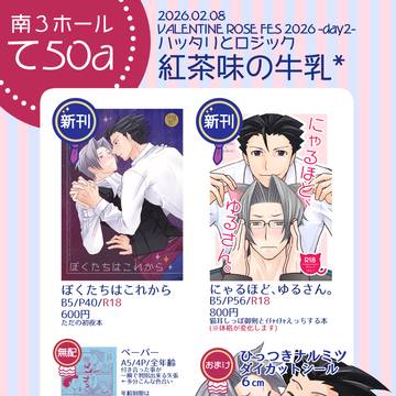 【ハッタリとロジック】 2/8 ナルミツオンリーおしながき