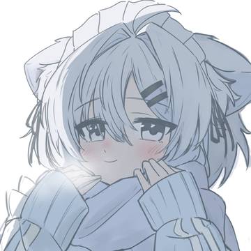 真冬にマフラーを巻いてあげたい