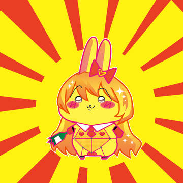 逆バニーの日とうさぎ