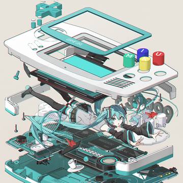 买游戏机送miku