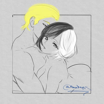 Human Torch X Luna Snow