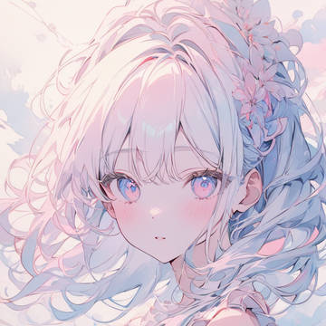 銀髪の女の子