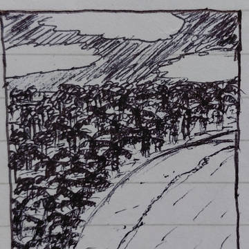 島の端