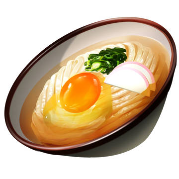 月見うどん