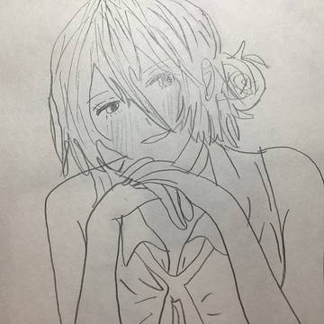 レゼ　鉛筆　模写
