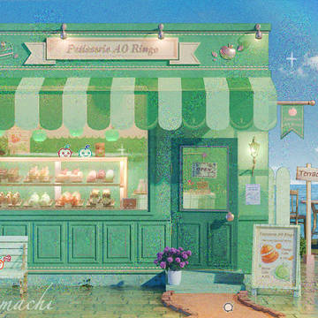 海の見える洋菓子店