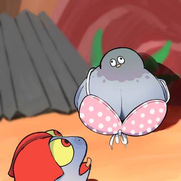 デカチチバトとコジャケ
