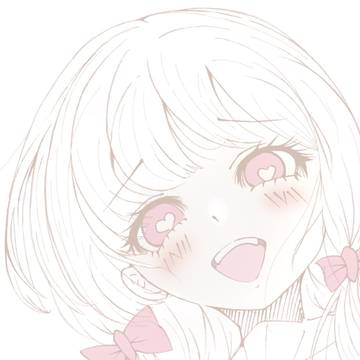 病みかわいい女の子（ハート目）