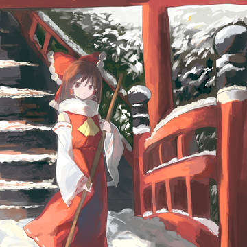 冬の神社