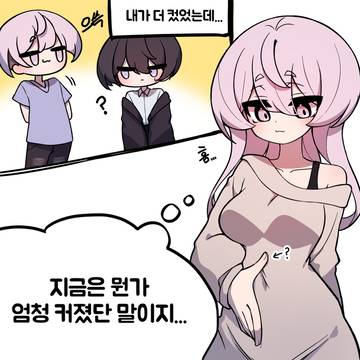 커졌어!