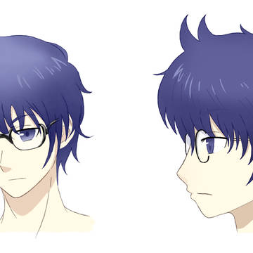 男キャラ　練習絵