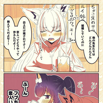 新任のオオカミに狙われるフブちゃん先生