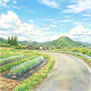 子供の頃、自転車で向かった塾への道